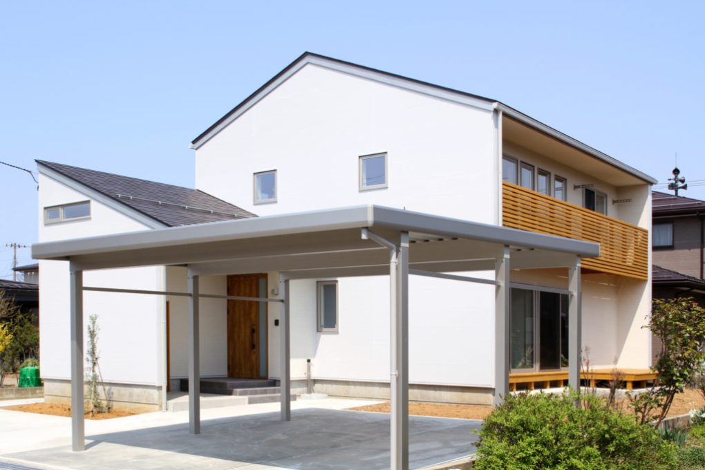 春日新田の家