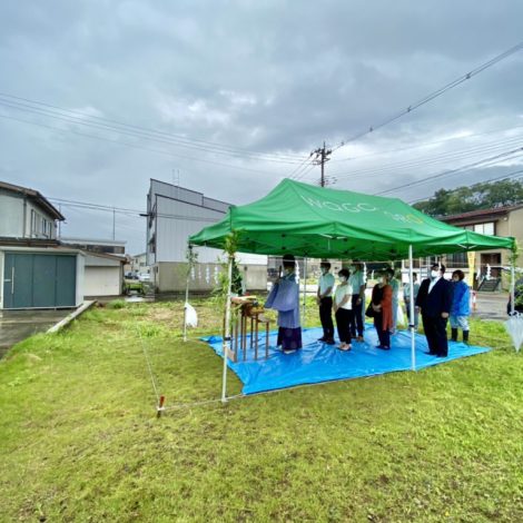 地鎮祭を執り行いました。