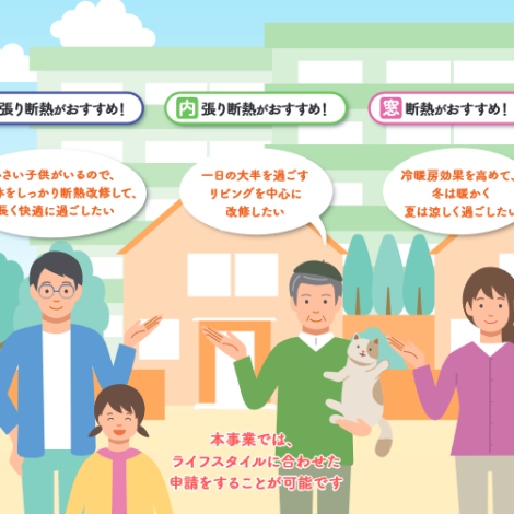 リフォーム補助金情報「次世代省エネ建材の実証支援事業」